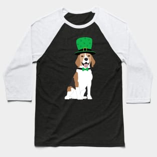 Dog celebrating saint patrick's day Baseball T-Shirt